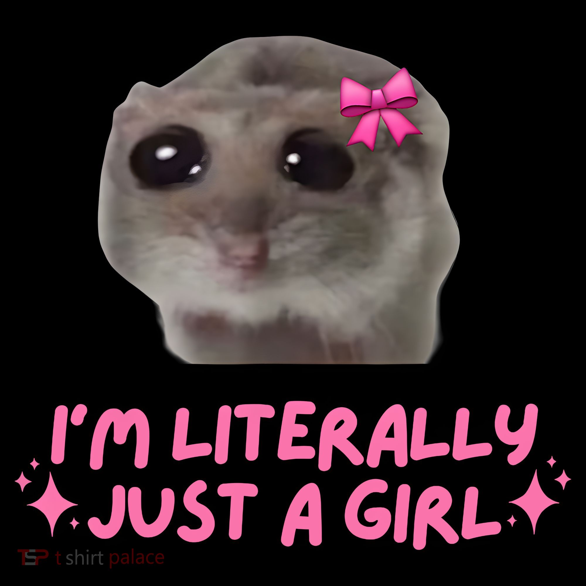 Funny IM Literally Just A Girl Sad Hamster Meme Coffee Mug