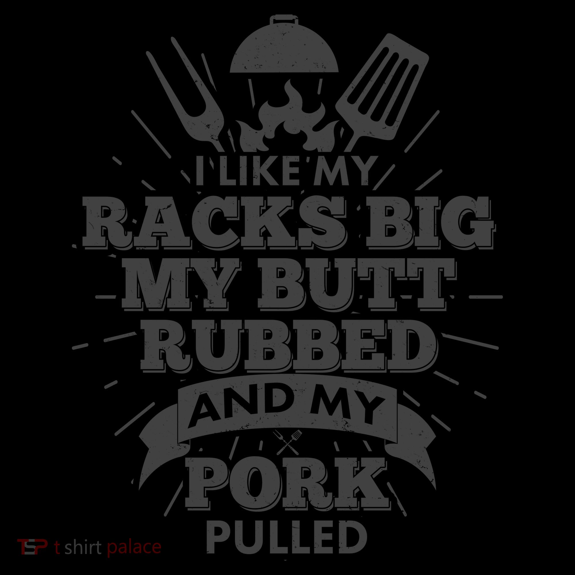 Funny I Like My Racks Big Butt Rubbed And Pork Pulled Coffee Mug
