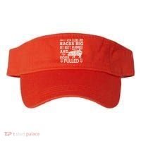 Funny I Like My Racks Big Butt Rubbed And Pork Pulled Meat Cut Lines Visor thumb 0
