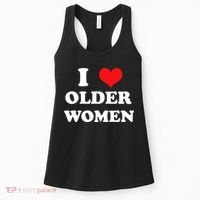 Funny I Love Older Women Heart Hot Moms Women's Tank Top thumb 0