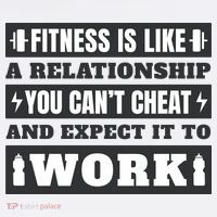 Fitness Is Like A Relationship You Can't Cheat Motivational Hat thumb 2