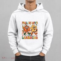 Fall In Love With Learning Thanksgiving Teacher Student Hoodie thumb 0