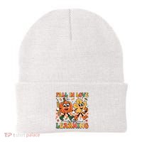 Fall In Love With Learning Thanksgiving Teacher Student Beanie thumb 0