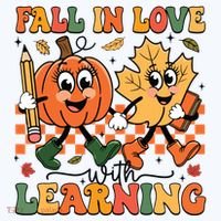 Fall In Love With Learning Thanksgiving Teacher Student Hat thumb 2