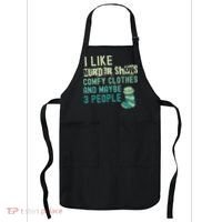 Funny I Like Murder Shows Comfy Clothes And Maybe 3 People Apron thumb 0