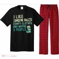 Funny I Like Murder Shows Comfy Clothes And Maybe 3 People Pajama Set thumb 0