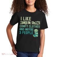 Funny I Like Murder Shows Comfy Clothes And Maybe 3 People Kids T-Shirt thumb 2