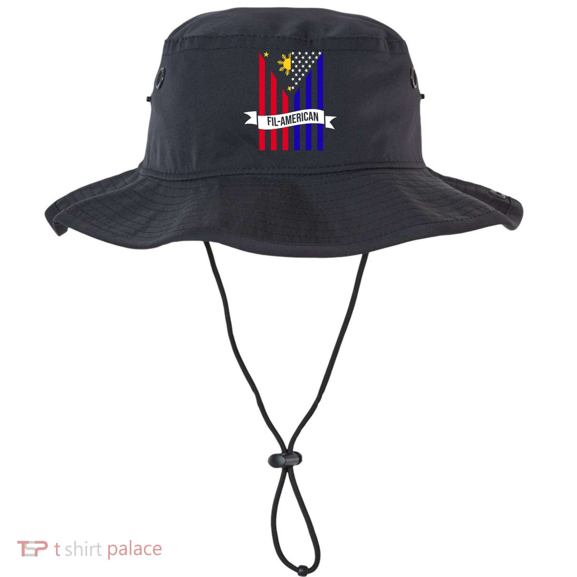 FillAmerican Filipino Philippines USA Flag Bucket Hat