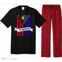 FillAmerican Filipino Philippines USA Flag Pajama Set thumb 0