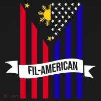 FillAmerican Filipino Philippines USA Flag Women's Hoodie thumb 2