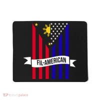 FillAmerican Filipino Philippines USA Flag Mousepad thumb 0