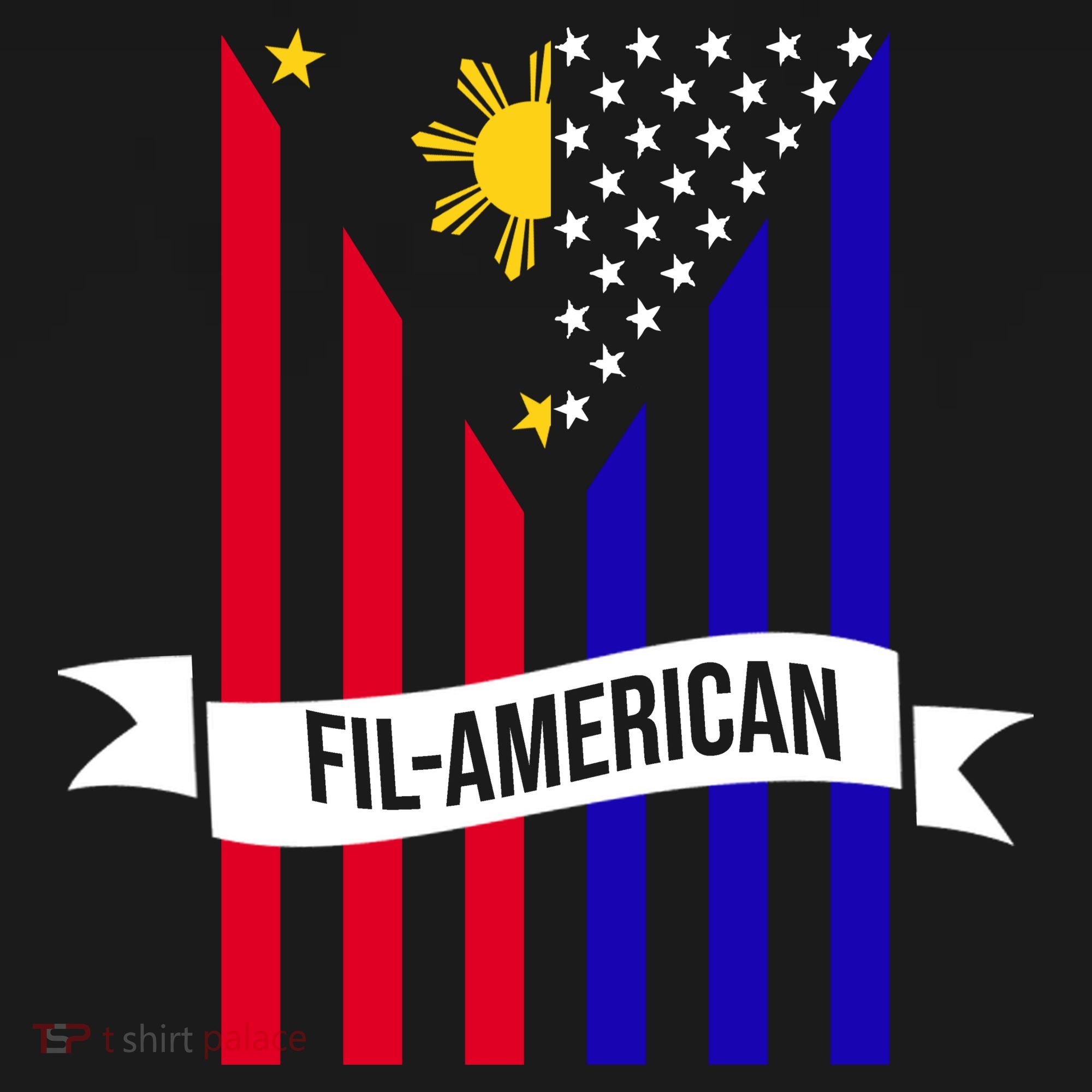 FillAmerican Filipino Philippines USA Flag Women's Tank Top