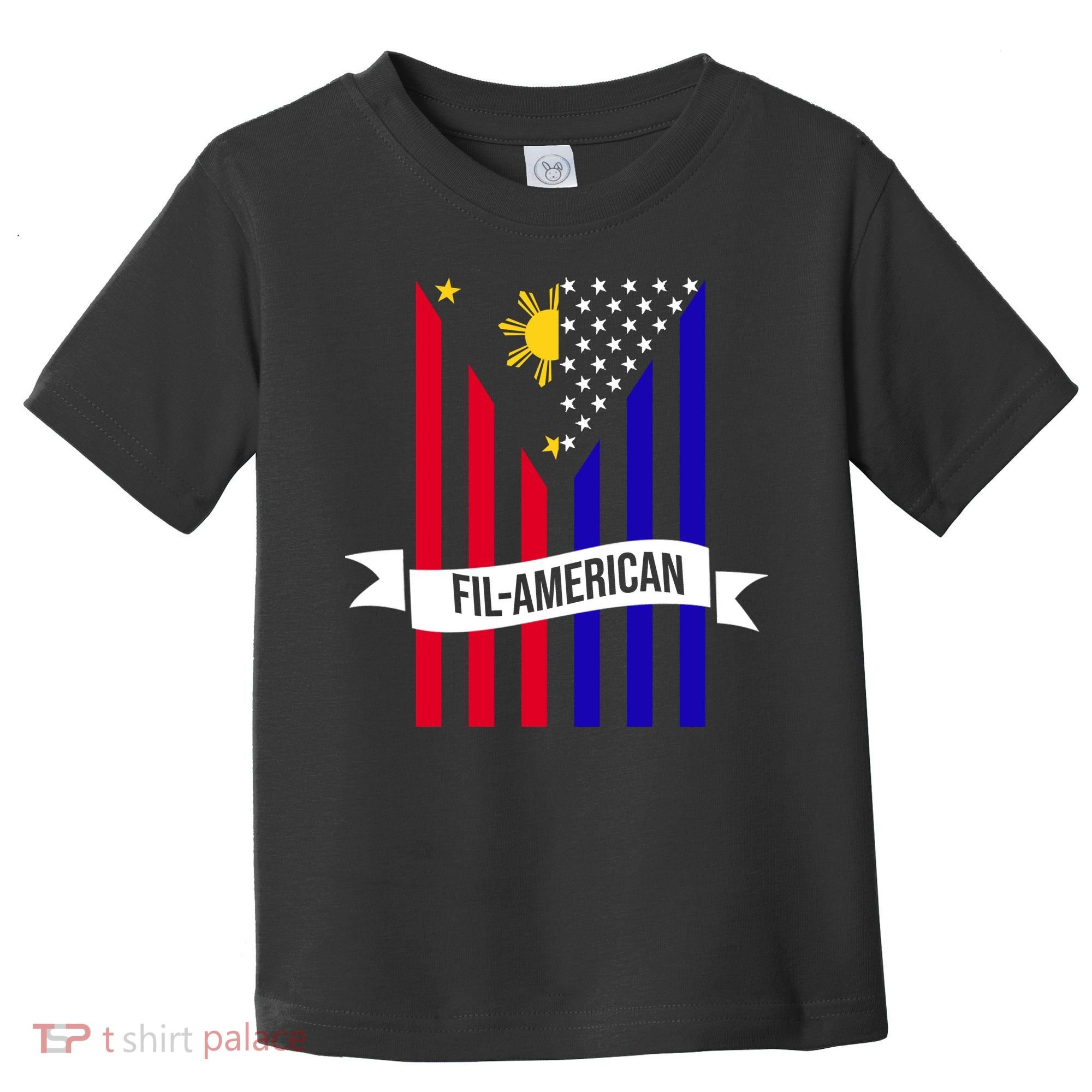 FillAmerican Filipino Philippines USA Flag Toddler T-Shirt