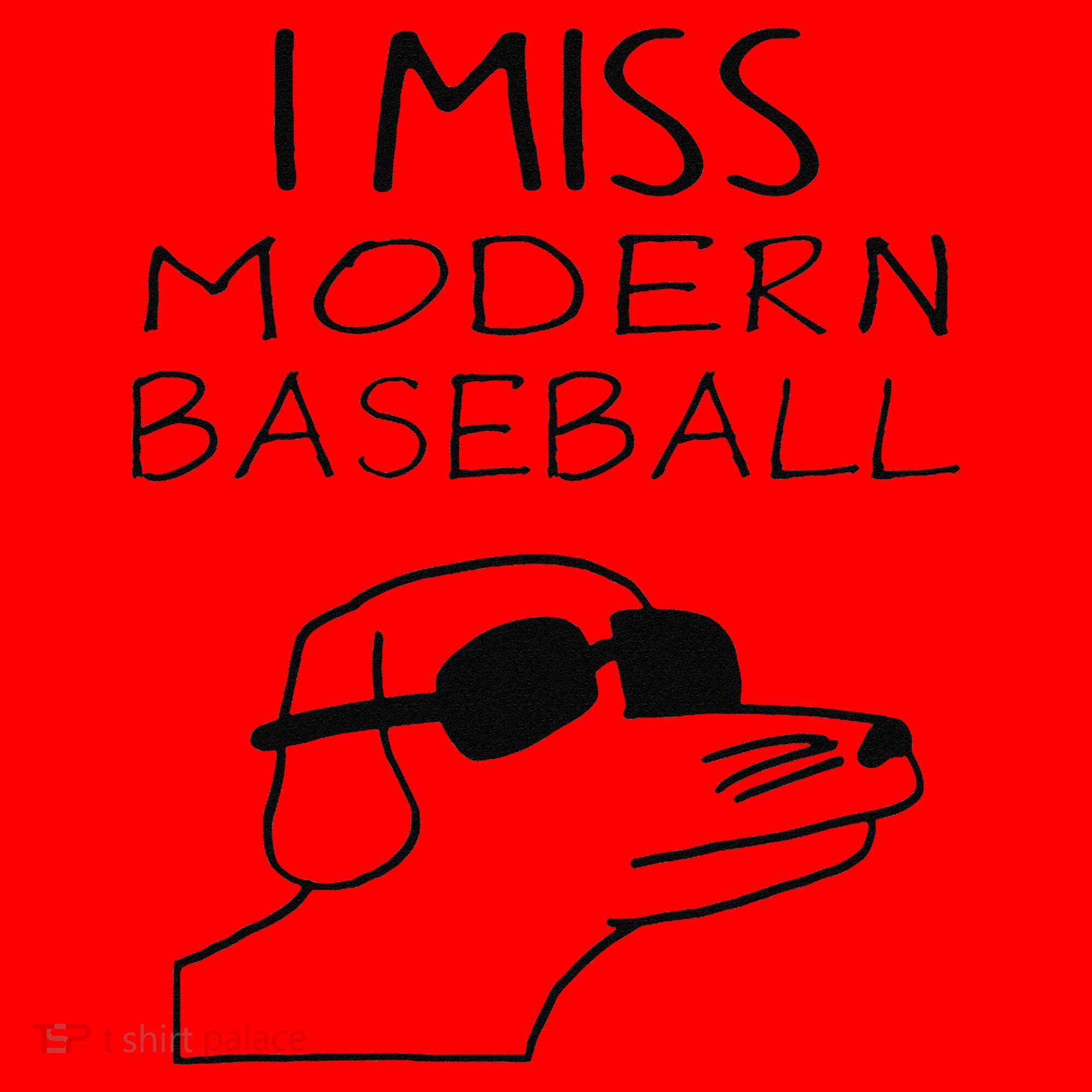 Funny I Miss Modern Baseball Funny Dog Sport Lover Gift Santa Hat