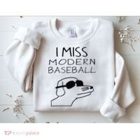 Funny I Miss Modern Baseball Funny Dog Sport Lover Gift Sweatshirt thumb 2
