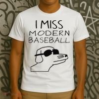 Funny I Miss Modern Baseball Funny Dog Sport Lover Gift T-Shirt thumb 3