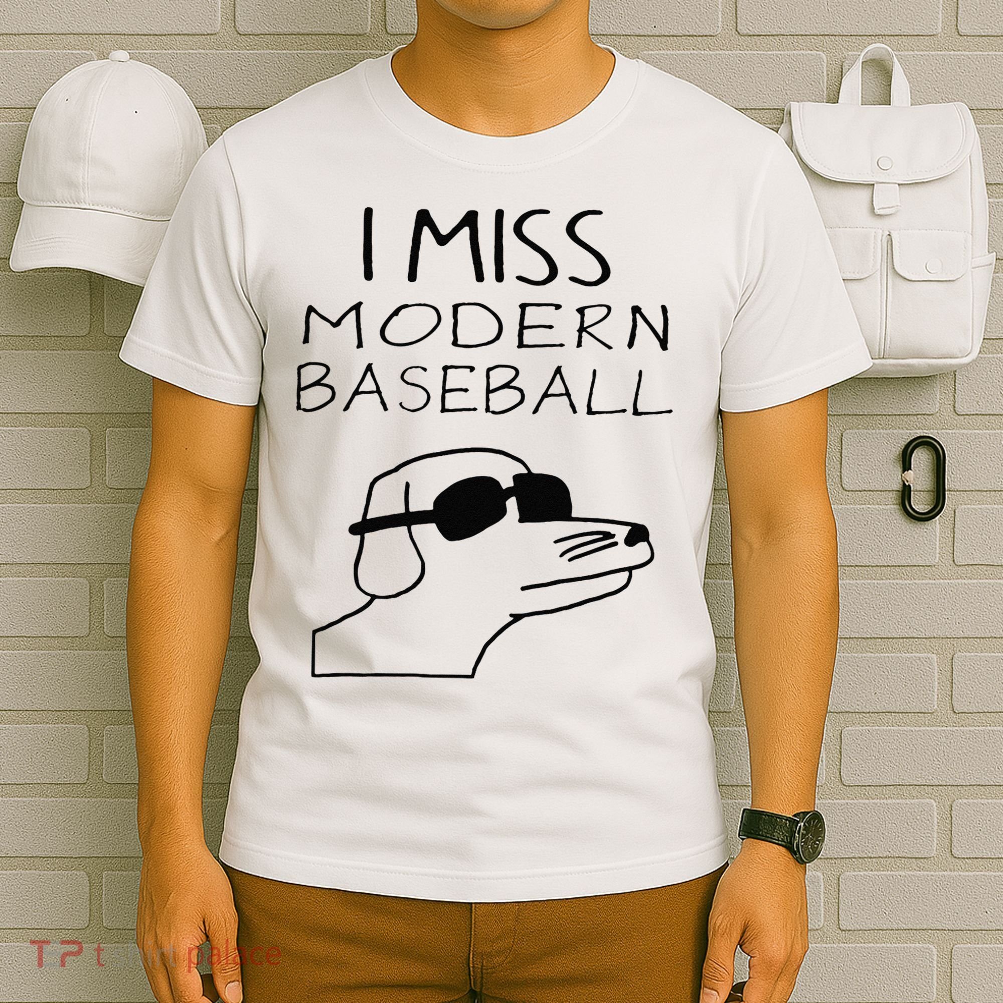 Funny I Miss Modern Baseball Funny Dog Sport Lover Gift T-Shirt