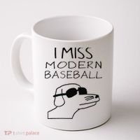 Funny I Miss Modern Baseball Funny Dog Sport Lover Gift Coffee Mug thumb 0