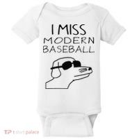 Funny I Miss Modern Baseball Funny Dog Sport Lover Gift Baby Bodysuit thumb 0