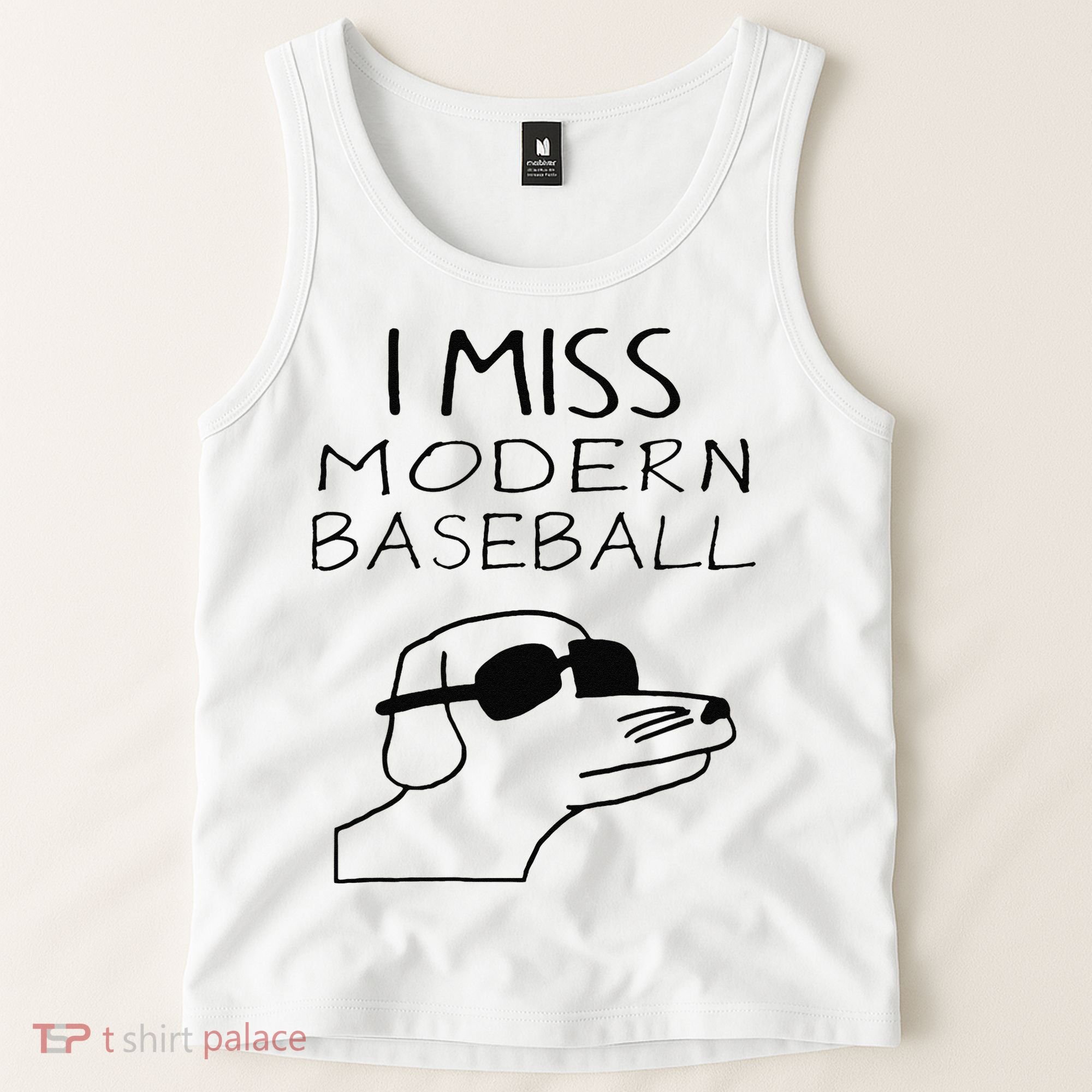 Funny I Miss Modern Baseball Funny Dog Sport Lover Gift Tank Top