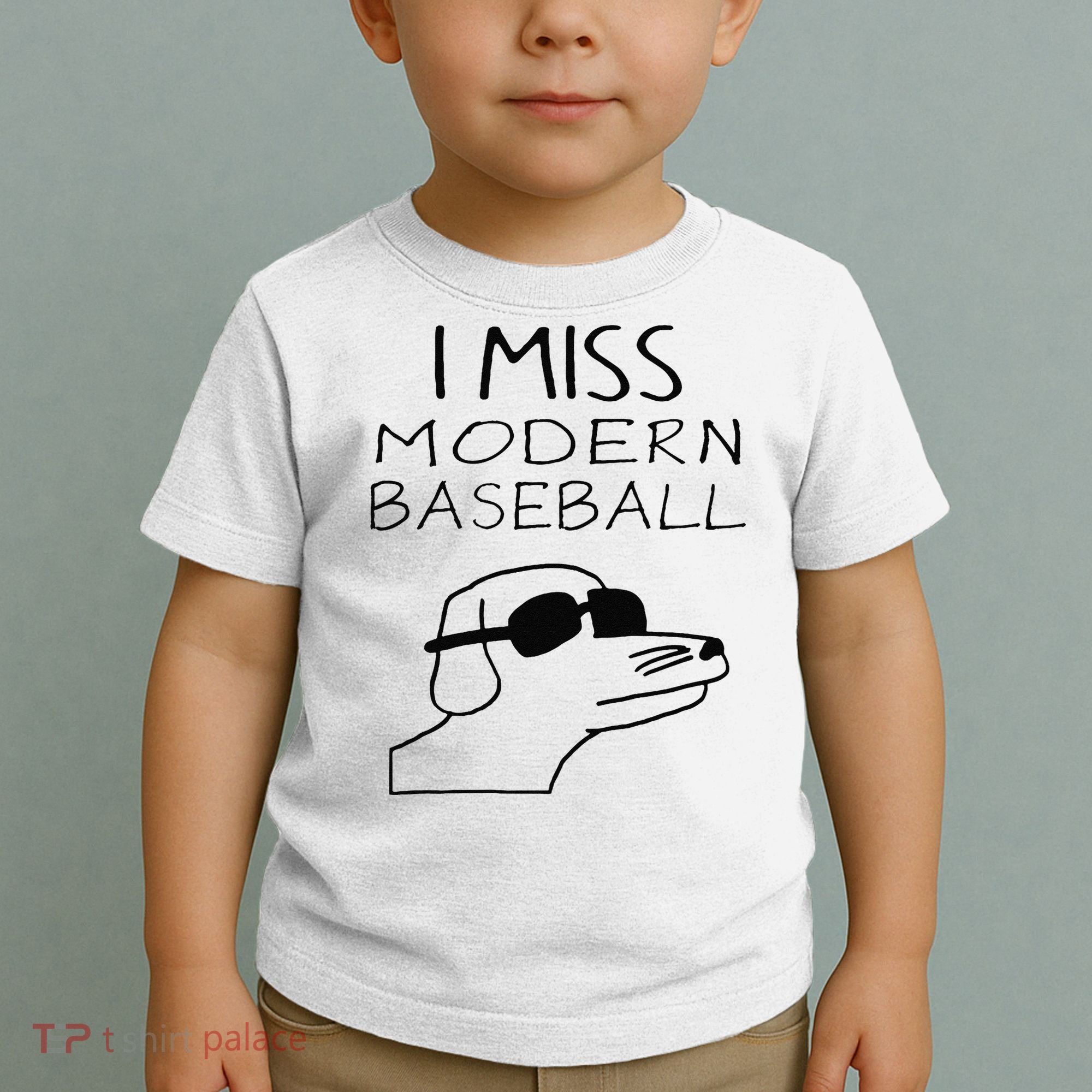 Funny I Miss Modern Baseball Funny Dog Sport Lover Gift Toddler T-Shirt