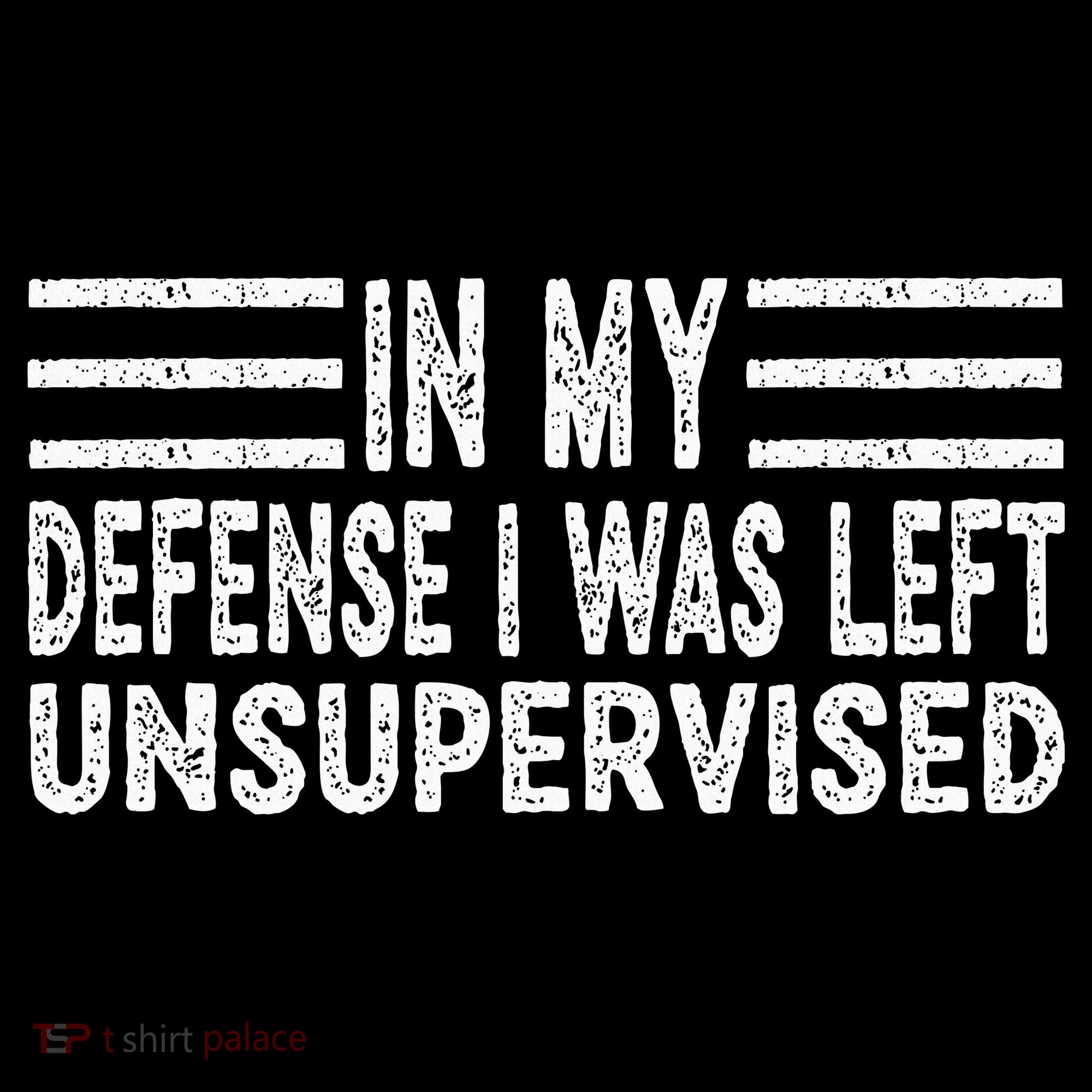 Funny In my defense i was left unsupervised Retro Bucket Hat