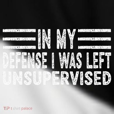 Funny In my defense i was left unsupervised Retro Toddler Fine Jersey T-Shirt