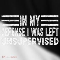 Funny In my defense i was left unsupervised Retro Toddler Fine Jersey T-Shirt thumb 2