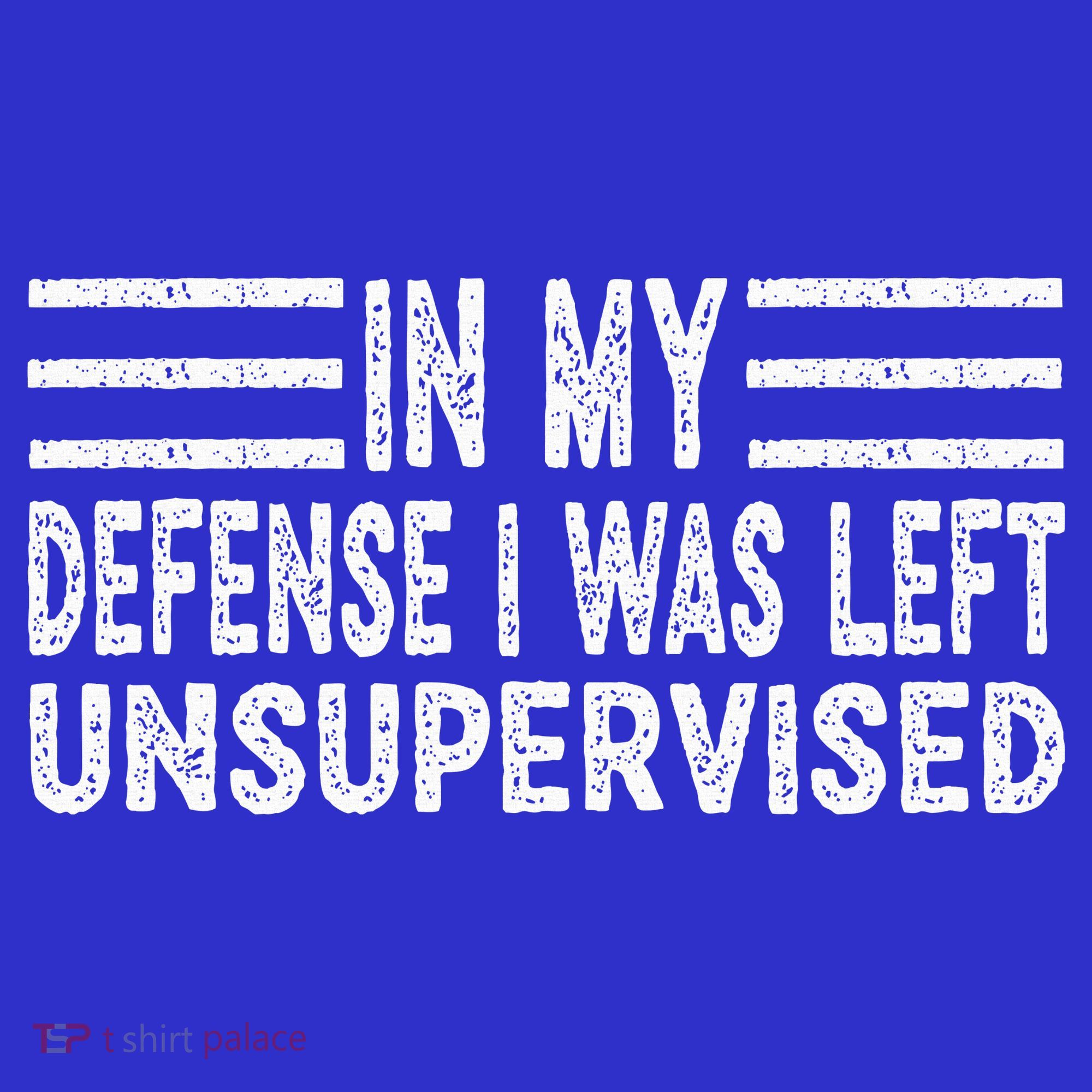 Funny In my defense i was left unsupervised Retro Baby Bodysuit