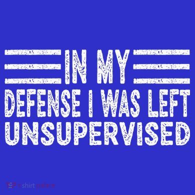 Funny In my defense i was left unsupervised Retro Toddler Long Sleeve Shirt