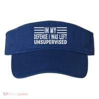 Funny In my defense i was left unsupervised Retro Visor thumb 0
