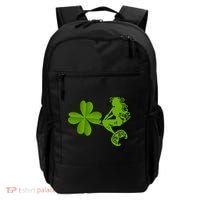 Funny Irish Mermaid Love Shamrock St Patricks Day Funny Gift Backpack thumb 0
