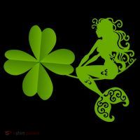 Funny Irish Mermaid Love Shamrock St Patricks Day Funny Gift Coffee Mug thumb 5