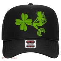 Funny Irish Mermaid Love Shamrock St Patricks Day Funny Gift Hat thumb 0