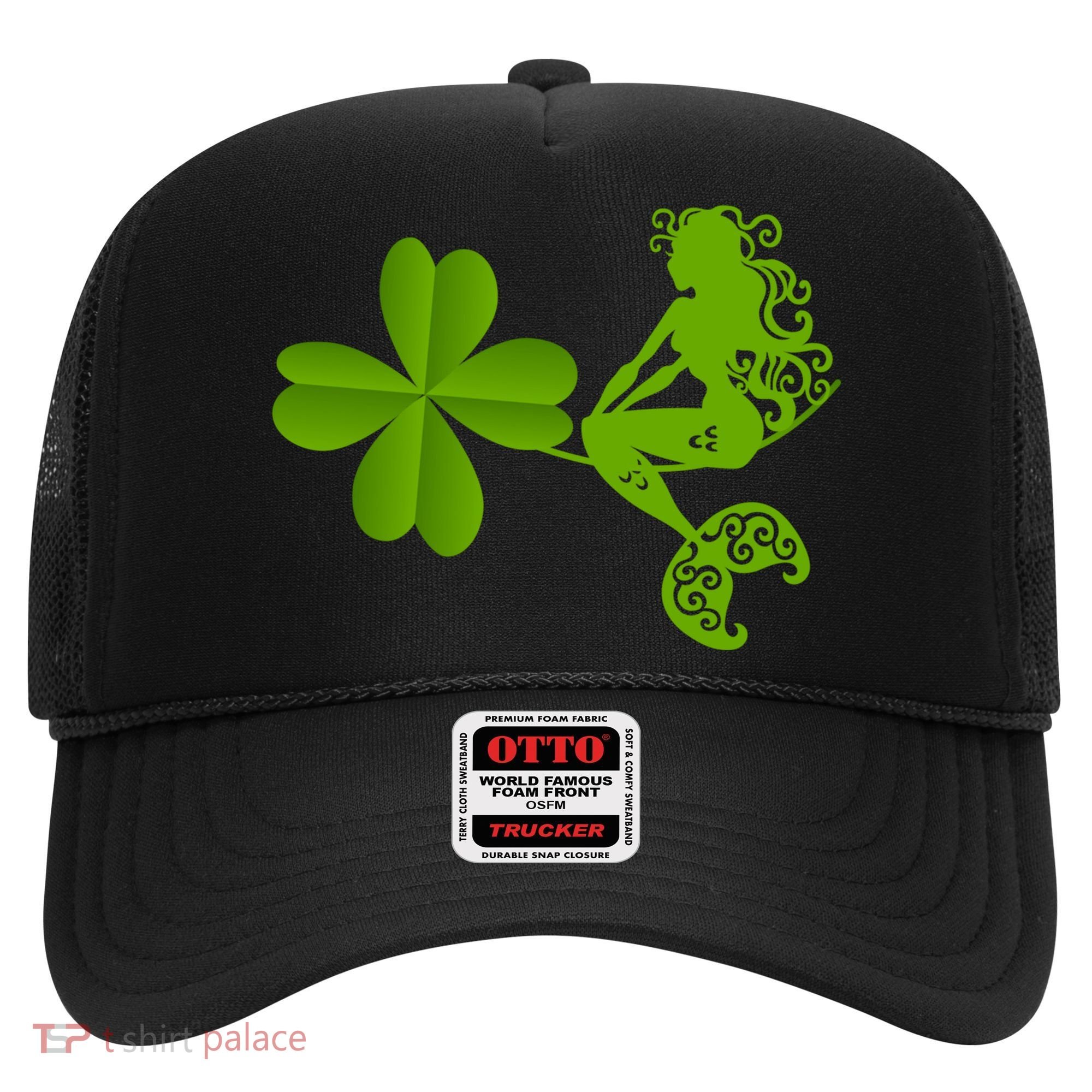 Funny Irish Mermaid Love Shamrock St Patricks Day Funny Gift Hat
