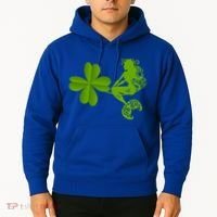 Funny Irish Mermaid Love Shamrock St Patricks Day Funny Gift Hoodie thumb 2