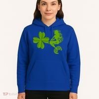 Funny Irish Mermaid Love Shamrock St Patricks Day Funny Gift Hoodie thumb 5