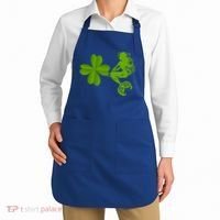 Funny Irish Mermaid Love Shamrock St Patricks Day Funny Gift Apron thumb 2