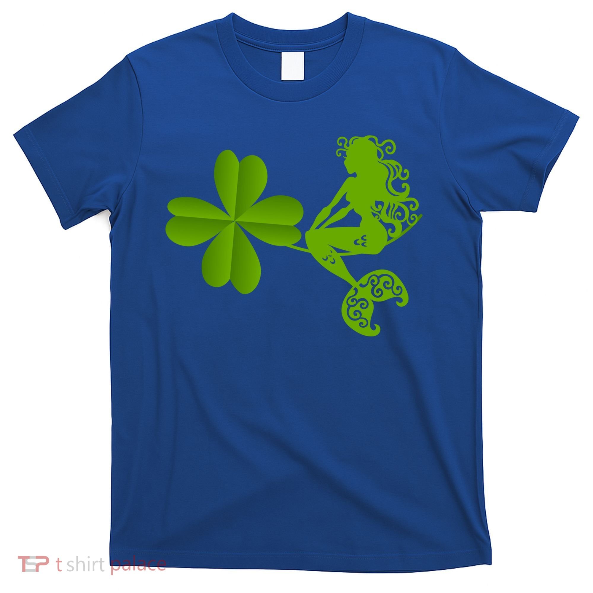 Funny Irish Mermaid Love Shamrock St Patricks Day Funny Gift T-Shirt