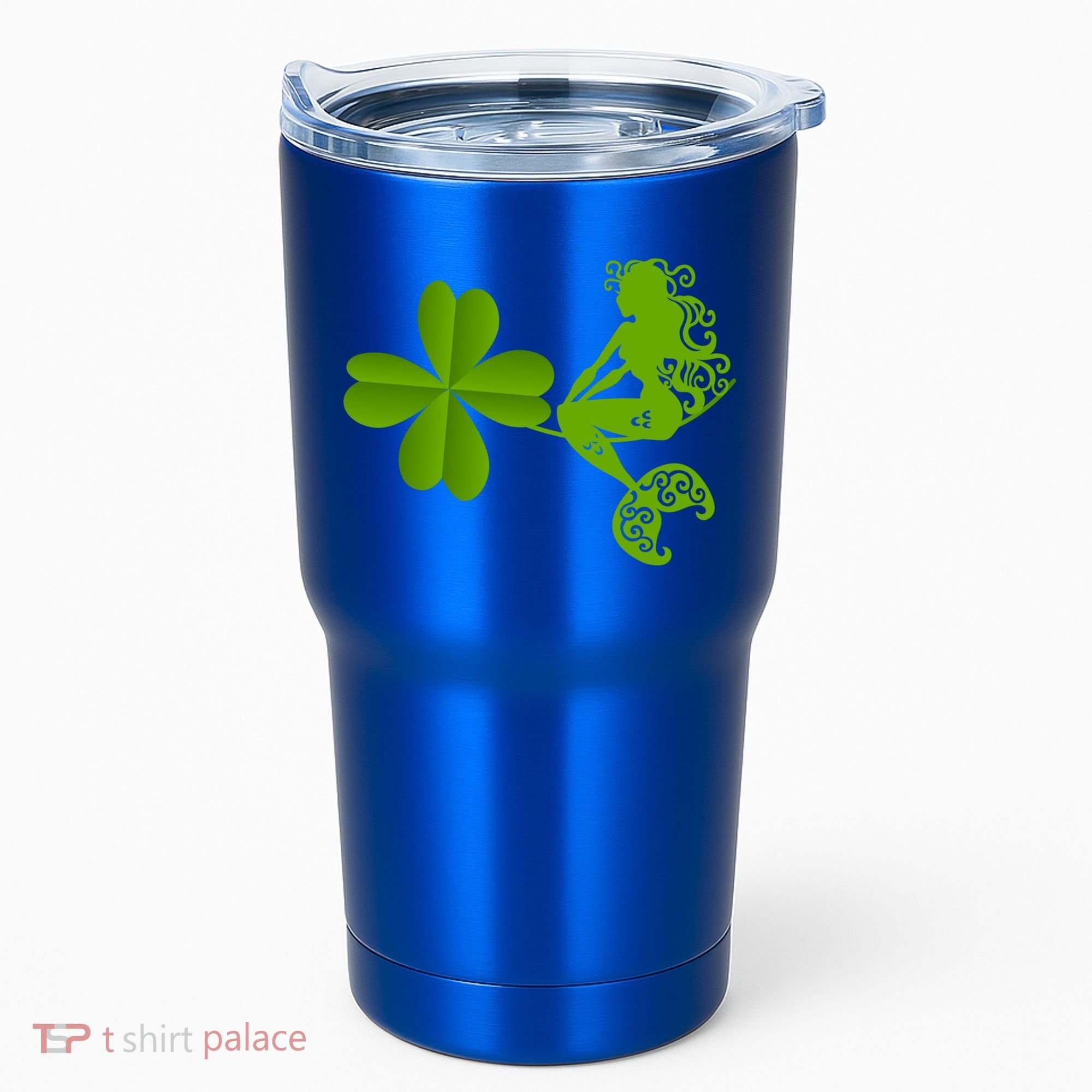Funny Irish Mermaid Love Shamrock St Patricks Day Funny Gift Tumbler