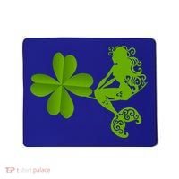 Funny Irish Mermaid Love Shamrock St Patricks Day Funny Gift Mousepad thumb 0