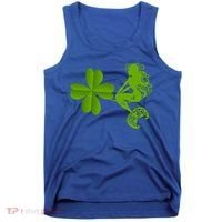 Funny Irish Mermaid Love Shamrock St Patricks Day Funny Gift Tank Top thumb 0