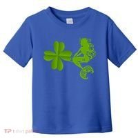 Funny Irish Mermaid Love Shamrock St Patricks Day Funny Gift Toddler T-Shirt thumb 0