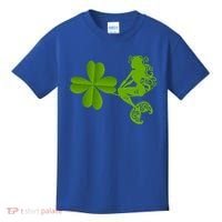 Funny Irish Mermaid Love Shamrock St Patricks Day Funny Gift Kids T-Shirt thumb 0
