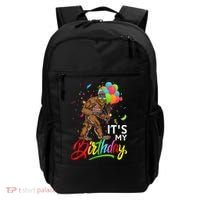Funny ItS My Birthday Bigfoot Sasquatch Party Celebration Backpack thumb 0