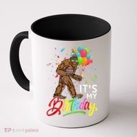 Funny ItS My Birthday Bigfoot Sasquatch Party Celebration Coffee Mug thumb 0