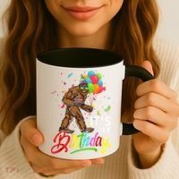 Funny ItS My Birthday Bigfoot Sasquatch Party Celebration Coffee Mug thumb 3