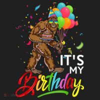 Funny ItS My Birthday Bigfoot Sasquatch Party Celebration Beanie thumb 2