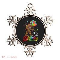 Funny ItS My Birthday Bigfoot Sasquatch Party Celebration Ornament thumb 0