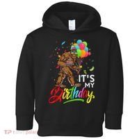 Funny ItS My Birthday Bigfoot Sasquatch Party Celebration Toddler Hoodie thumb 0